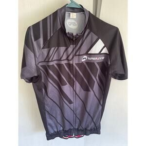 Unisex cycling jersey zippered large SPONEED short sleeve Pocket pouches